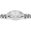 Image 6 : Rolex Mens 36MM Stainless Steel Silver Index Dial 18K Gold Pyramid Diamond Bezel