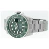 Image 5 : Rolex Mens Stainless Steel Green Dial Oyster Band 40mm "Hulk" Submariner Wristwa