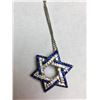 Image 6 : Diamond & Sapphire Star of David necklace