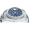Image 7 : Rolex Ladies Quickset Stainless Steel Blue Index 26MM Date Wristwatch