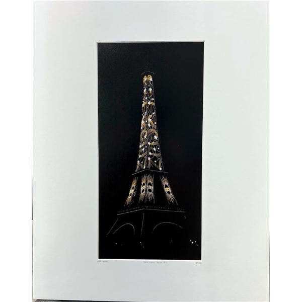 Leon Gimpel France Paris Eiffel Tower 1925 Travel