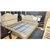 Image 1 : BED SET 78" X 72" WITH NIGHT STANDS