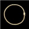 Image 3 : 14KT Yellow Gold 5.75ctw Diamond Bracelet