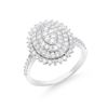 Image 2 : 14KT White Gold 1.15ctw Diamond Ring