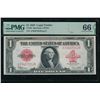Image 1 : 1923 $1 Legal Tender Note PMG 66EPQ