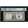 Image 1 : 1935F $1 STAR Silver Certificate PMG 65EPQ