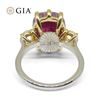 Image 4 : Huge 10.94 Ct GIA Certified Natural Ruby Ring