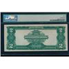 Image 2 : 1899 $2 Mini Porthole Silver Certificate PMG 40