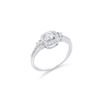 Image 2 : 14KT White Gold 0.50ctw Diamond Ring
