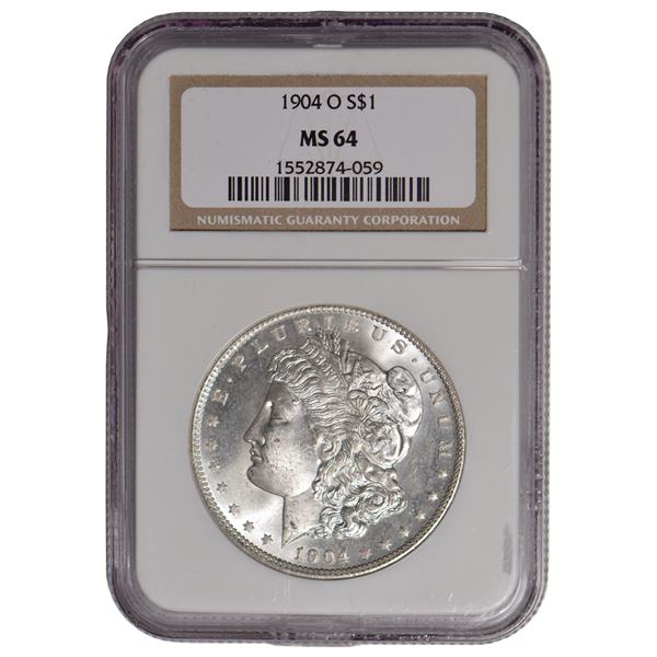 1904-O $1 Morgan Silver Dollar NGC MS64