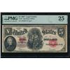 Image 1 : 1907 $5 Legal Tender Note PMG 25