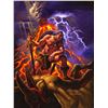 Image 1 : 218. Framed Hand-Painted Greg Hildebrandt Conan the Barbarian Vol. 3 No. 1 Variant Cover Artwork ###