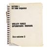 Image 1 : 297. Douglas Trumbull Collection: Screen-Matched Valley Forge Manual ### SILENT RUNNING (1972)