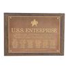 Image 1 : 319. Michael and Denise Okuda Collection: USS Enterprise-E Dedication Plaque ### STAR TREK: FIRST CO