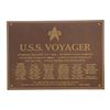 Image 1 : 323. Michael and Denise Okuda Collection: Back-Up USS Voyager Dedication Plaque ### STAR TREK: VOYAG