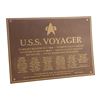 Image 2 : 323. Michael and Denise Okuda Collection: Back-Up USS Voyager Dedication Plaque ### STAR TREK: VOYAG