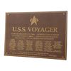 Image 3 : 323. Michael and Denise Okuda Collection: Back-Up USS Voyager Dedication Plaque ### STAR TREK: VOYAG