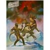 Image 6 : 407. William Plumb Collection: Framed Hand-Drawn Boris Vallejo Luke Skywalker on Tauntaun Poster Com