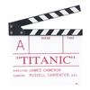 Image 1 : 449. "A" Camera Clapperboard ### TITANIC (1997)