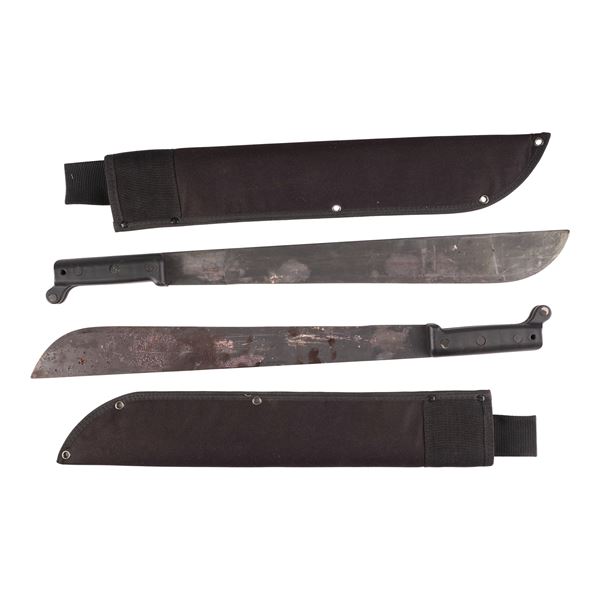 485. Pair of Otis Driftwood's (Bill Moseley) Metal Machetes ### 3 FROM HELL (2019)
