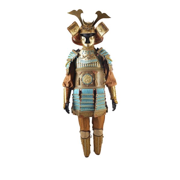 487. Shogun Tsunayoshi's Clan Gold Samurai Warrior Costume ### 47 RONIN (2013)