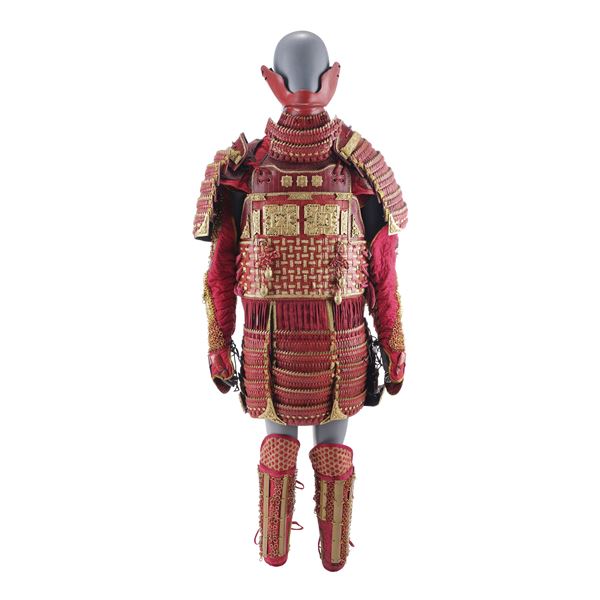 488. Red Ako Clan Partial Samurai Warrior Costume ### 47 RONIN (2013)