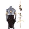 Image 1 : 494. Screen-Matched Wachootoo Shaman's (Danny Daniels) Costume with Wachati Tribesman Staff ### ACE 