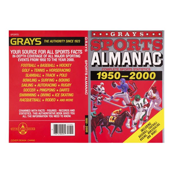 540. Grays Sports Almanac Cover ### BACK TO THE FUTURE PART II (1989)
