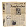 Image 2 : 566. "Penguin Forgives Parents" Gotham Globe Newspaper ### BATMAN RETURNS (1992)