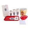 Image 1 : 619. Set of Los Pollos Hermanos-Branded Tableware ### BETTER CALL SAUL (T.V. SERIES, 2015-2022)