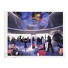 Image 16 : 631. Set of Production Photos, Art Prints, and Printed Learning Center Blueprint ### BILL & TED'S BO