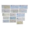 Image 1 : 684. Set of Frank Abagnale, Jr.'s (Leonardo DiCaprio) Forged Checks, Checkbook, and Pan Am Envelope 
