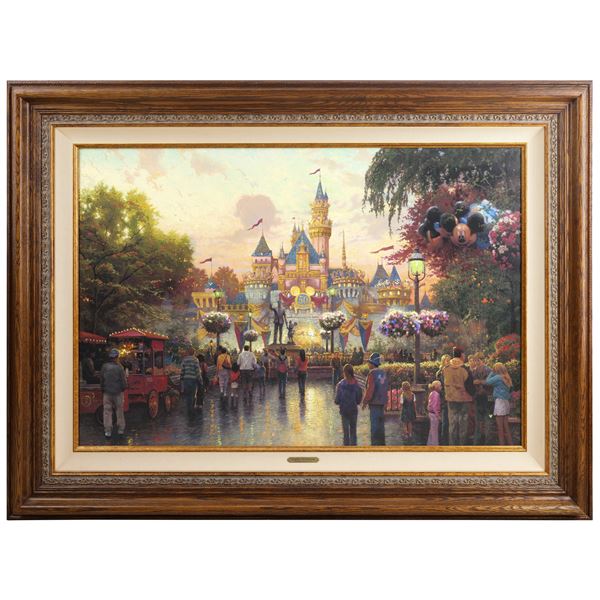 755. Framed Thomas Kinkade "Disneyland 50th Anniversary" Giclee Painting ### DISNEYLAND PARK