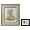 Image 1 : 759. Framed Hand-Painted Toby Bluth "Aloha Dopey" Painting with Artist Card ### SNOW WHITE AND THE S