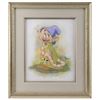Image 2 : 759. Framed Hand-Painted Toby Bluth "Aloha Dopey" Painting with Artist Card ### SNOW WHITE AND THE S