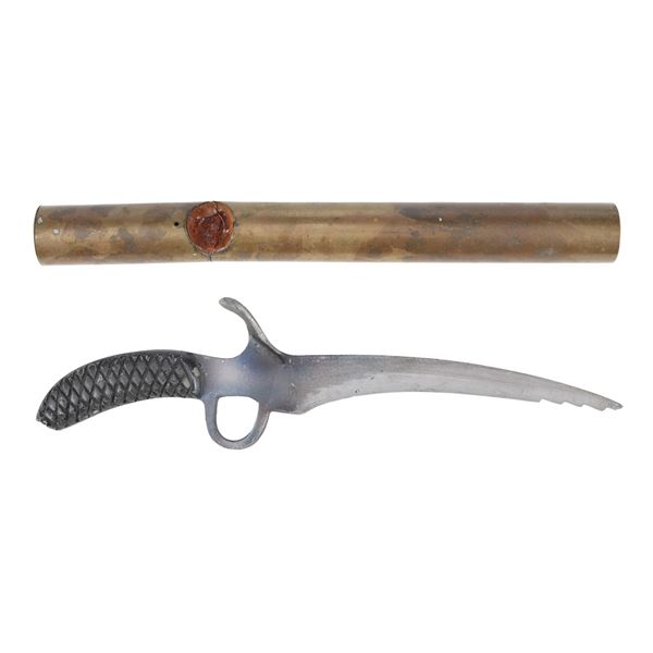 776. Duke Leto Atreides' (Jurgen Prochnow) Message Cylinder with Sardaukar General's Stunt Knife ###