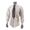Image 3 : 823. The Narrator's (Edward Norton) Distressed Dress Shirt and Tie ### FIGHT CLUB (1999)