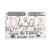 Image 2 : 875. Season 6 Clapperboard Slates, Crew Jacket, and Bag ### GAME OF THRONES (T.V. SERIES, 2011-2019)