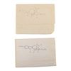 Image 1 : 905. Pair of Production-Made Handwritten Will Hunting (Matt Damon) "Ibogamine" Formula Napkins ### G