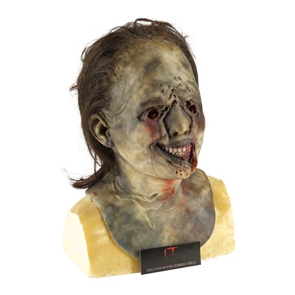 1016. Production-Made Bloodied Zombie Child Appliance Bust ### IT (2017)