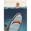 Image 3 : 1113. Matted Hand-Painted Poster Artwork ### MAKO: THE JAWS OF DEATH (1976)