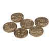 Image 2 : 1181. Set of Six Production-Made Power Coins ### MIGHTY MORPHIN POWER RANGERS: THE MOVIE (1995)