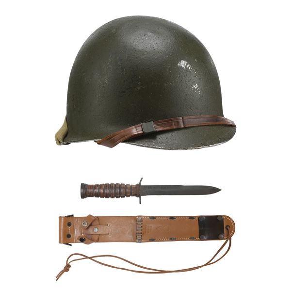 1187. Frank Stokes (George Clooney) Helmet and Sam Epstein's (Dmitri Leonidas) Knife and Sheath ### 