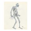Image 5 : 1216. Set of Five Hand-Drawn Larry Nikolai Freddy Puppet and Skeleton Concept Sketches ### NIGHTMARE