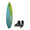 Image 1 : 1220. Maddie Barker's (as played by Jennifer Lawrence) Rollerblades and CA Surfboard ### NO HARD FEE