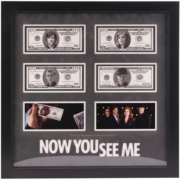 1221A. Framed Set of Four Horsemen Banknotes ### NOW YOU SEE ME (2013)