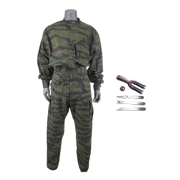 1316. Captain Freedom's (Jesse Ventura) Jumpsuit, Knives, and Pipe ### THE RUNNING MAN (1987)