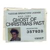 Image 1 : 1332. Ghost of Christmas Past's (David Johansen) Taxicab Operators License ### SCROOGED (1988)