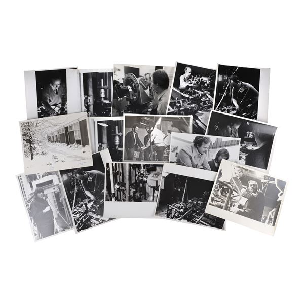 1344. Douglas Trumbull Collection: Set of 40 Behind-The-Scenes Photographs featuring Douglas Trumbul