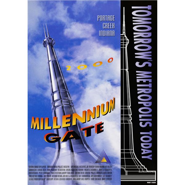 1477. Michael and Denise Okuda Collection: Production-Made Millennium Gate Poster ### STAR TREK: VOY